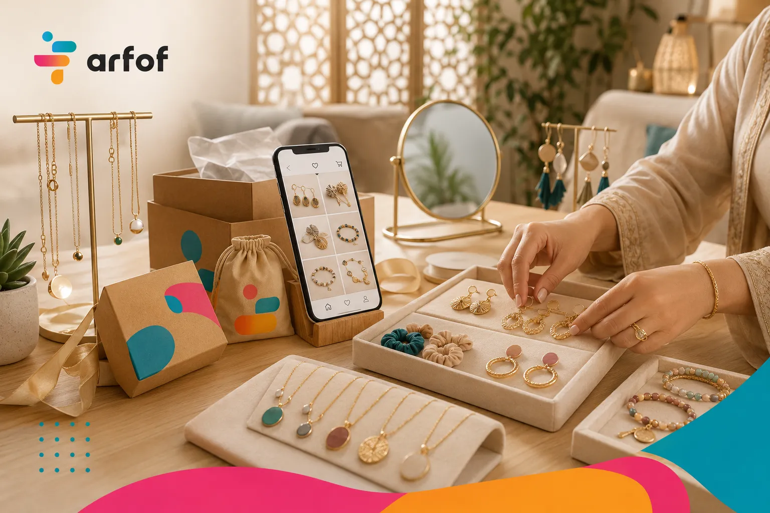 home-based accessories business in Saudi Arabia by Arfof