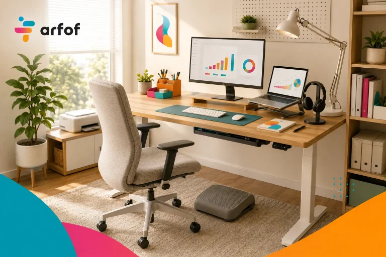 home office essentials furniture and tools in Saudi Arabia by Arfof